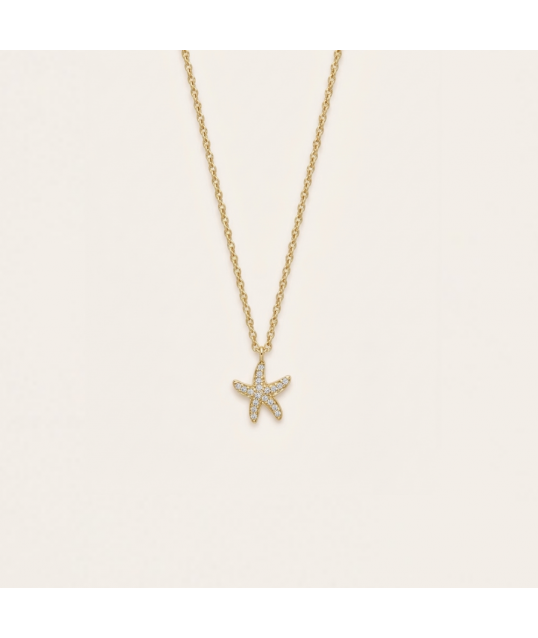 COLLIER ETOILE STRASS