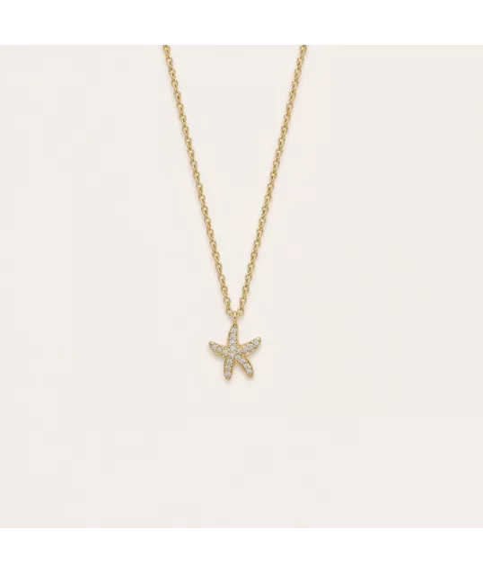 COLLIER ETOILE STRASS