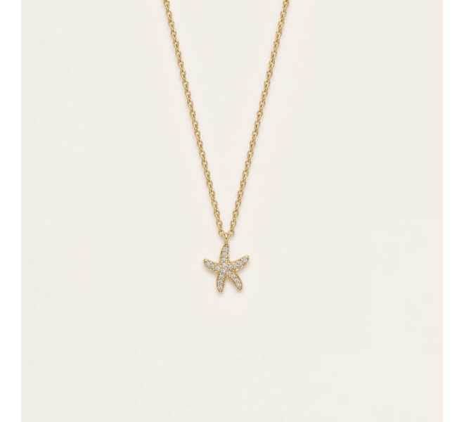 COLLIER ETOILE STRASS