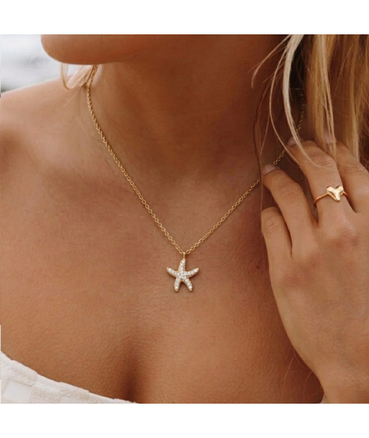 COLLIER ETOILE STRASS 2