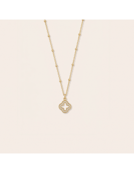 COLLIER TREFLE STRASS