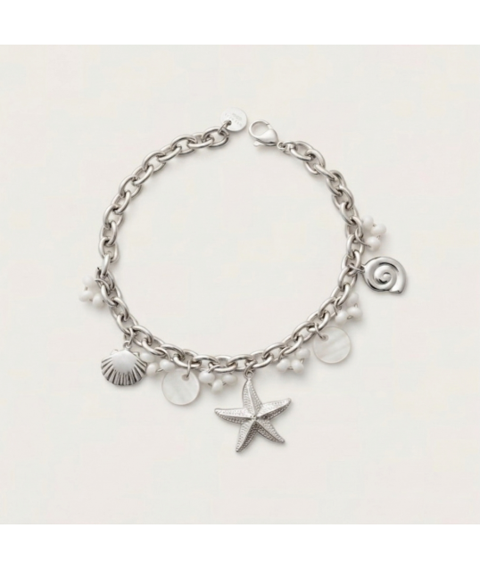 BRACELET CHARM ETOILE ARGENTÉ
