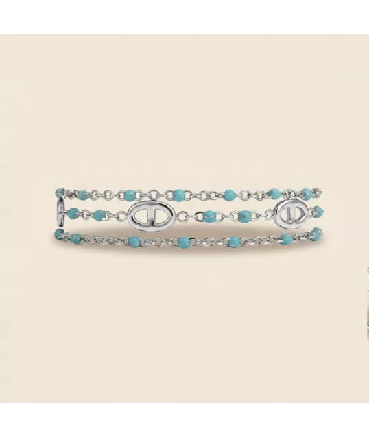 BRACELET MULTI MARIN ARGENTÉ