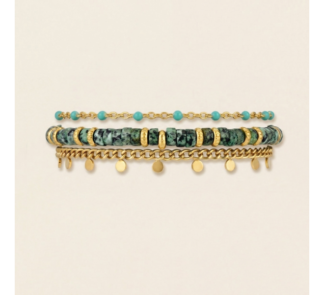 BRACELET HEISHI TURQUOISE