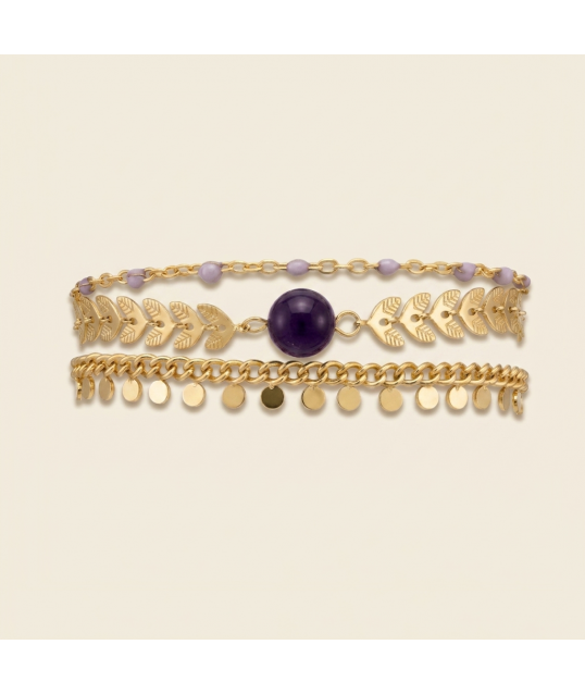 BRACELET BALI AMETHYSTE