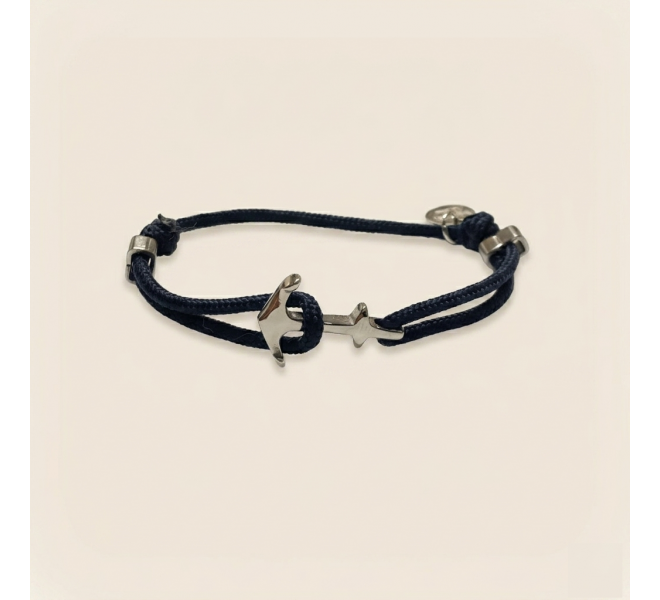 BRACELET ANCRE BLEU