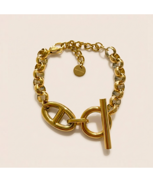 BRACELET PLATIN DORÉ