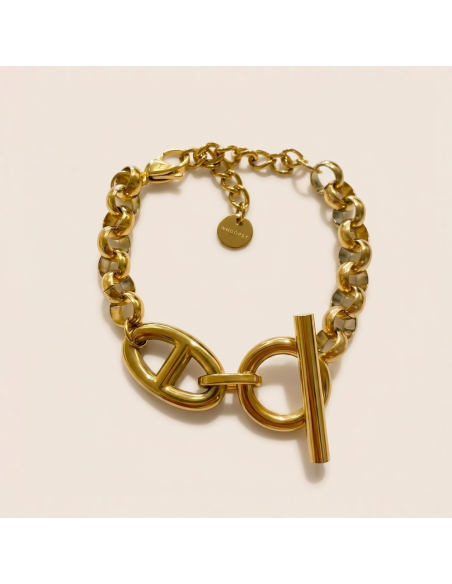 BRACELET PLATIN DORÉ