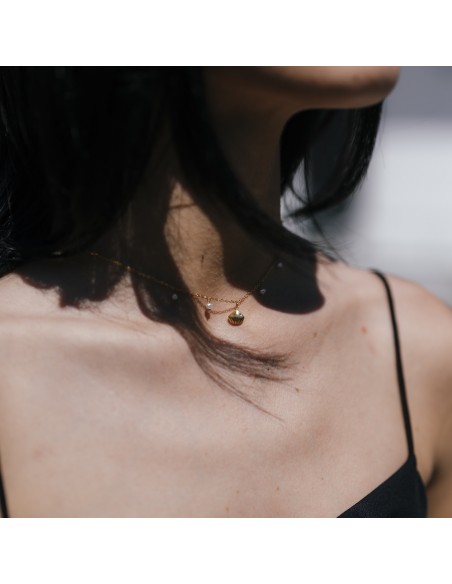 COLLIER COQUILLAGE ET NACRE