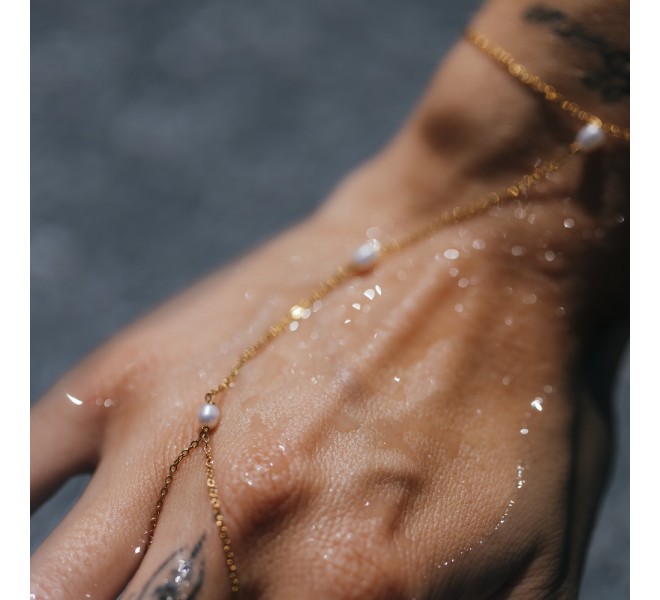 CHAINE DE MAIN NACRE