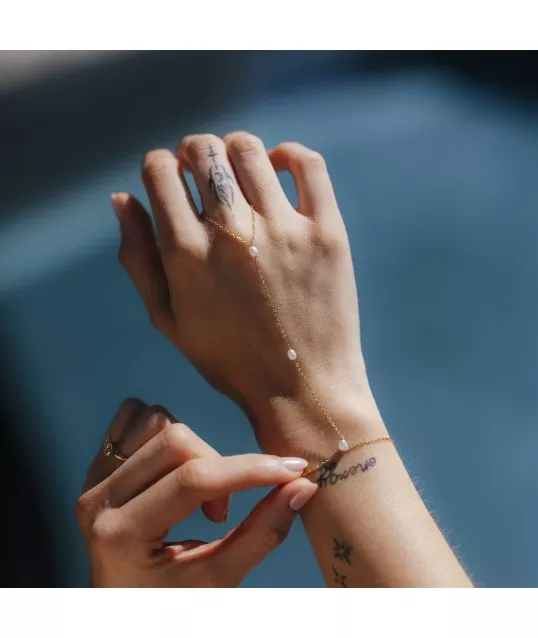CHAINE DE MAIN NACRE