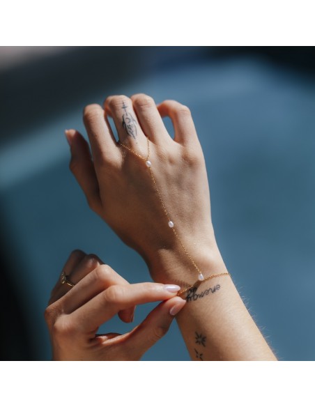 CHAINE DE MAIN NACRE