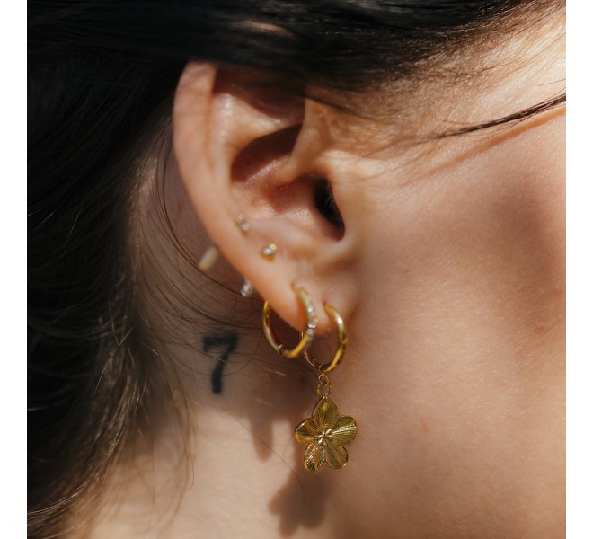 CREOLES MINI FLEURS