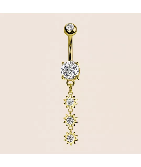 PIERCING NOMBRIL ETOILES