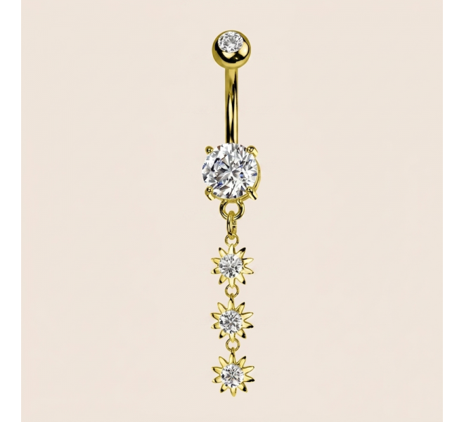 PIERCING NOMBRIL ETOILES