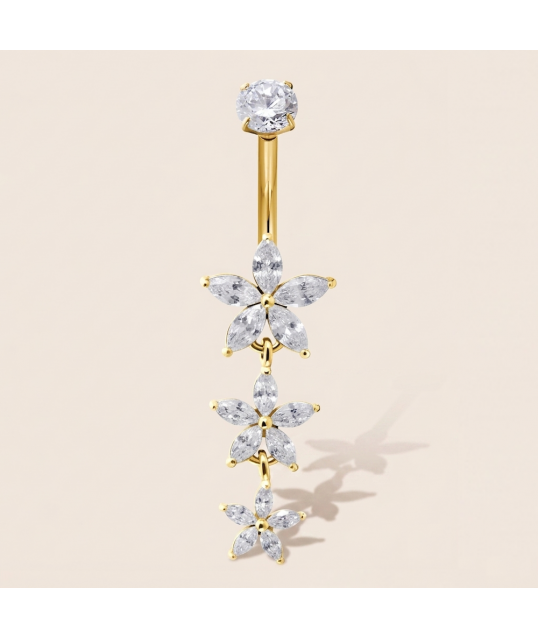 PIERCING NOMBRIL FLOWERS