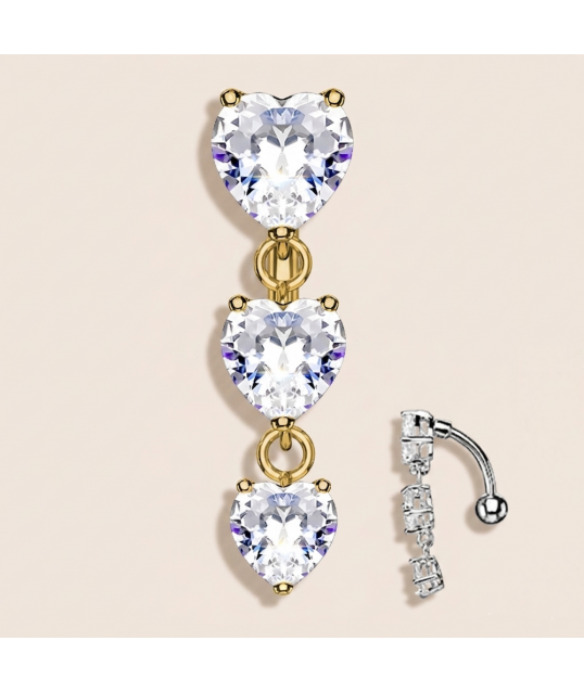 PIERCING NOMBRIL ORO