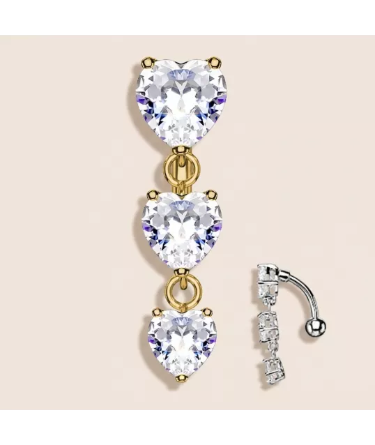 PIERCING NOMBRIL ORO