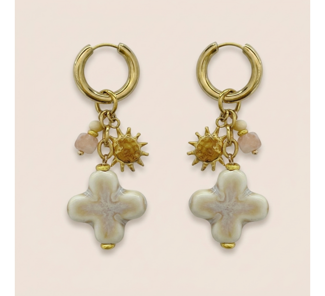 BOUCLES D'OREILLE TREFLES