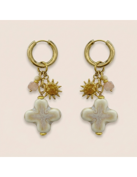 BOUCLES D'OREILLE TREFLES