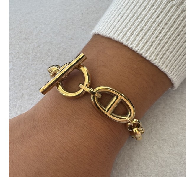 BRACELET PLATIN DORÉ
