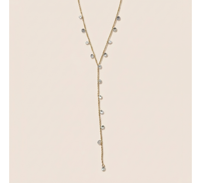 COLLIER CRAVATE CANNES DORÉ