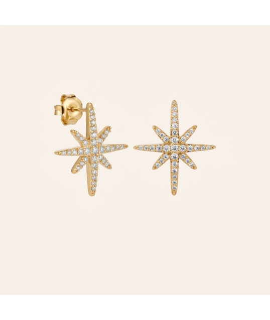 BOUCLES ETOILE DORÉES