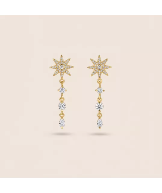 BOUCLES D'OREILLE ETOILE