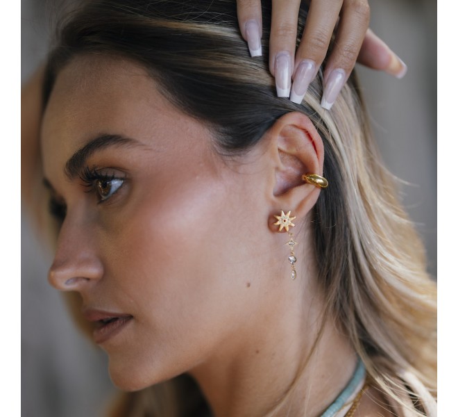 DUO BOUCLE ETOILE + EARCUFF