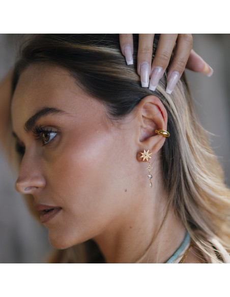 DUO BOUCLE ETOILE + EARCUFF