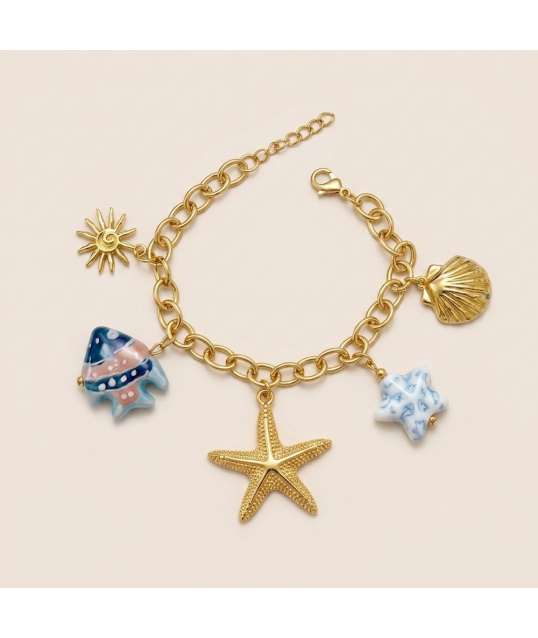 BRACELET CHARM DEEP BLUE