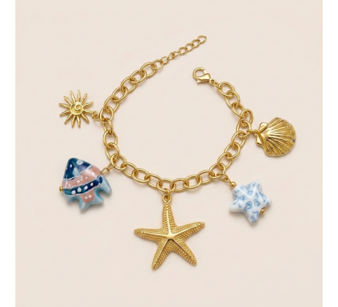 BRACELET CHARM DEEP BLUE