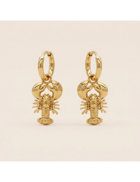 BOUCLES D'OREILLE HOMARD