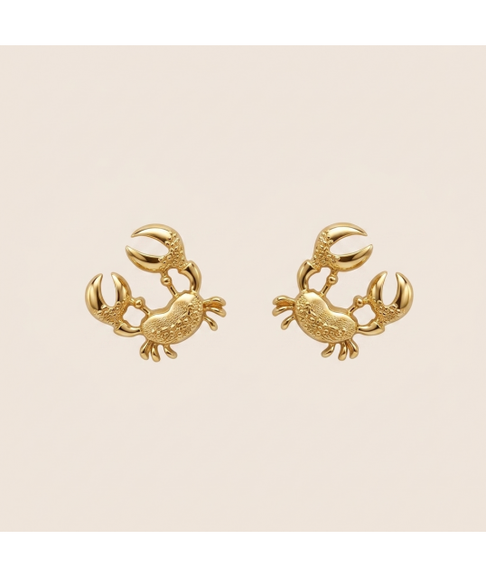 BOUCLES D'OREILLE CRABE