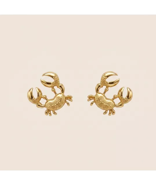 BOUCLES D'OREILLE CRABE