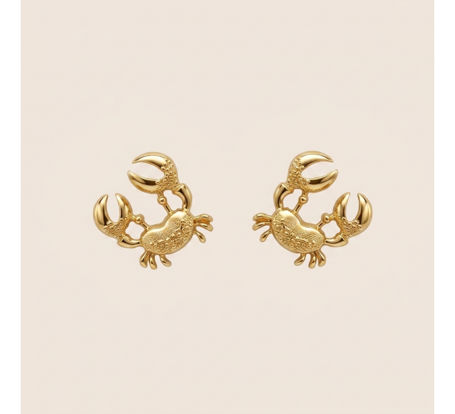 BOUCLES D'OREILLE CRABE