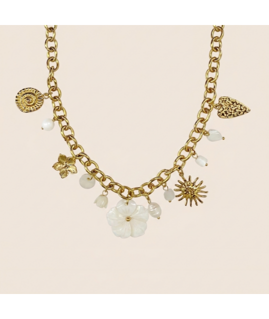 COLLIER CHARM DAISY