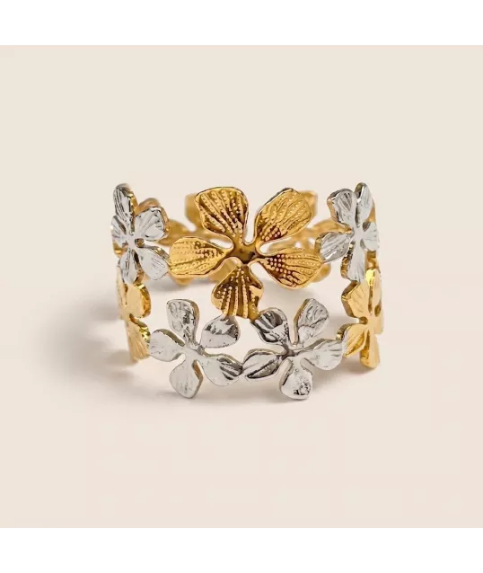BAGUE SPRING ARGENTÉE