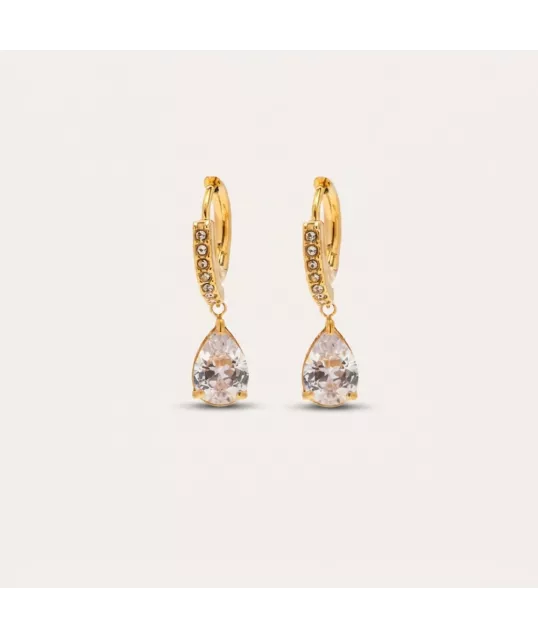 CREOLES GOUTTE STRASS