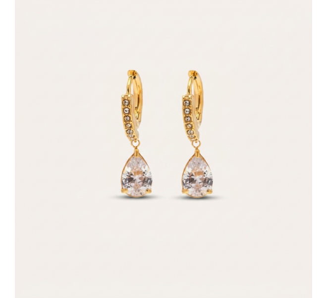 CREOLES GOUTTE STRASS