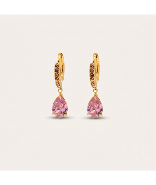 CREOLES GOUTTES ROSES