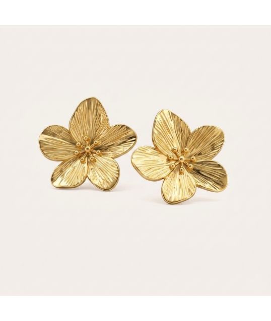BOUCLES CLASSIQUES FLEURS