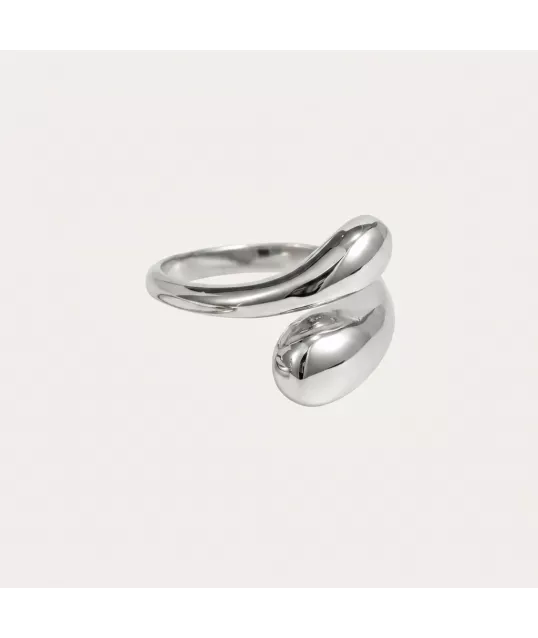 BAGUE DOBLE FINE ARGENTÉE