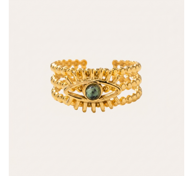 BAGUE OEIL TURQUOISE