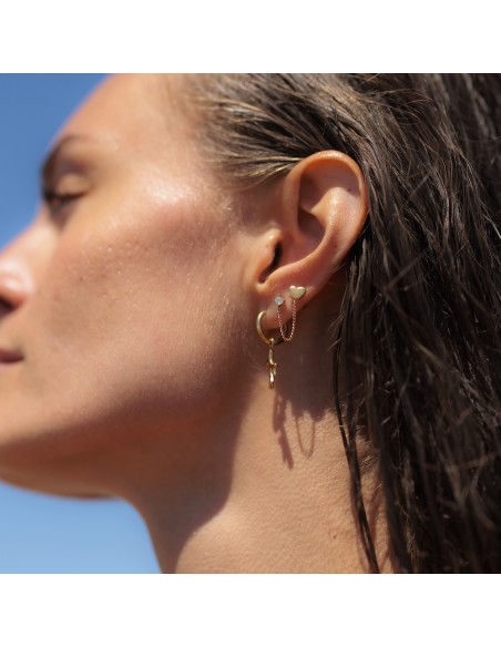BOUCLES D'OREILLE CORAIL