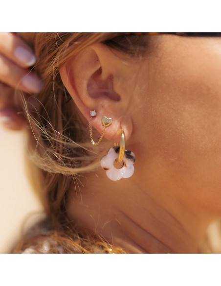 BOUCLE D'OREILLE COEUR