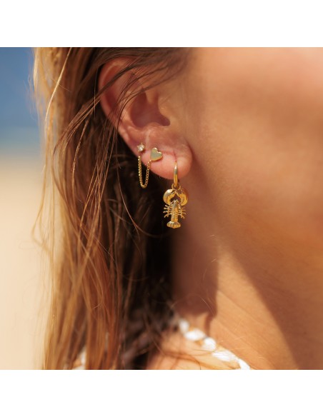 BOUCLES D'OREILLE HOMARD