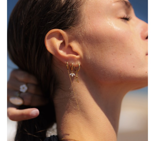 BOUCLES D'OREILLE CORAIL