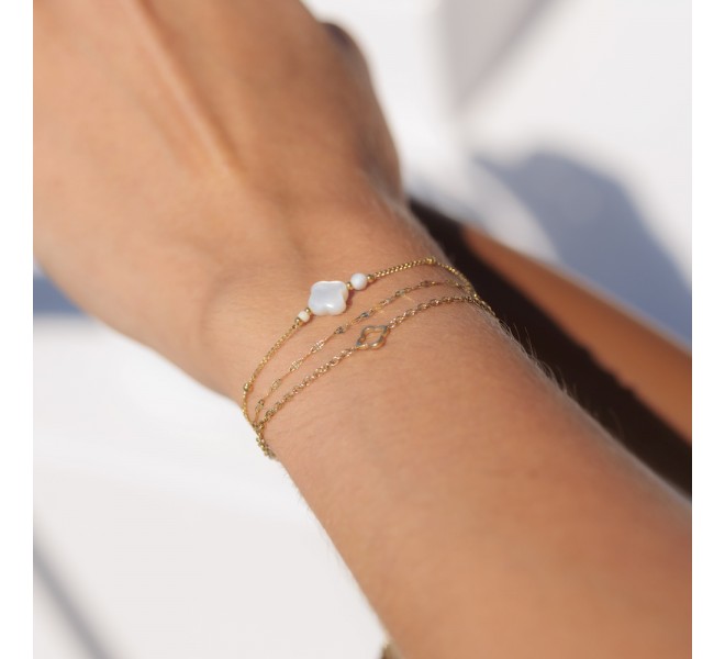 BRACELET GUSTAVIA NACRE