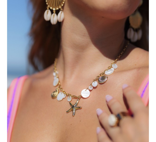 COLLIER CHARM SHELL BEACH